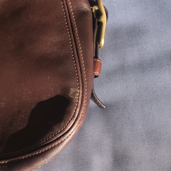 Coach Carly Brown Leather Satchel Hobo - Picture 8 of 10